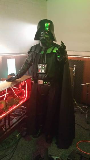 Mike Mangan as Darth Vader with Hammond B3 Organ