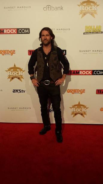 Mike Mangan at Classic Rock Awards