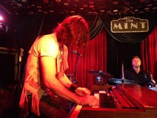 Mike Mangan Hammond B3 Organ Live Pic with Ryan Krieger The Mint Los Angeles 